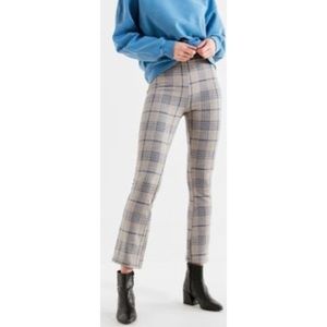 Urban Outfitters Plaid Kick Flare Pants